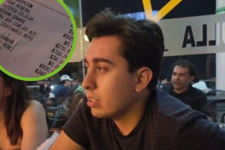 Imagen: ¿Cuánto pagarías por cargar tu celular en un restaurante? Joven exhibe a restaurante por cobro excesivo