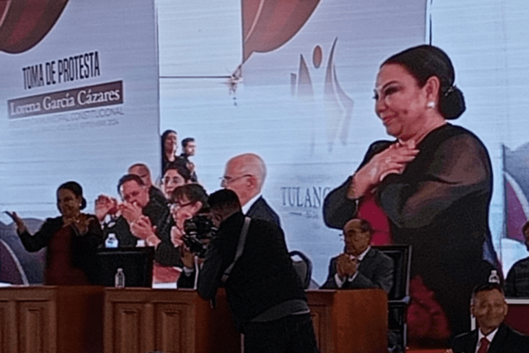 Imagen: Lorena García: No habrá lugar para la corrupción y los abusos de poder, advierte la primera alcaldesa de Tulancingo