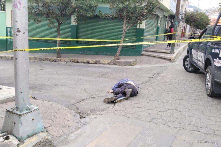 Imagen: Hombre muere en plena calle de Pachuca; ¿qué le ocurrió?