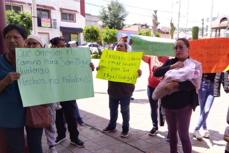 Imagen: Demandan vecinos de Tulantepec la rehabilitación del camino de acceso a San Miguel Huatengo