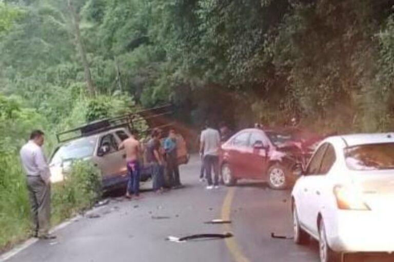 Imagen: Autoridades investigan choque en la carretera Tehuetlán-Huazalingo, ¿a qué altura?