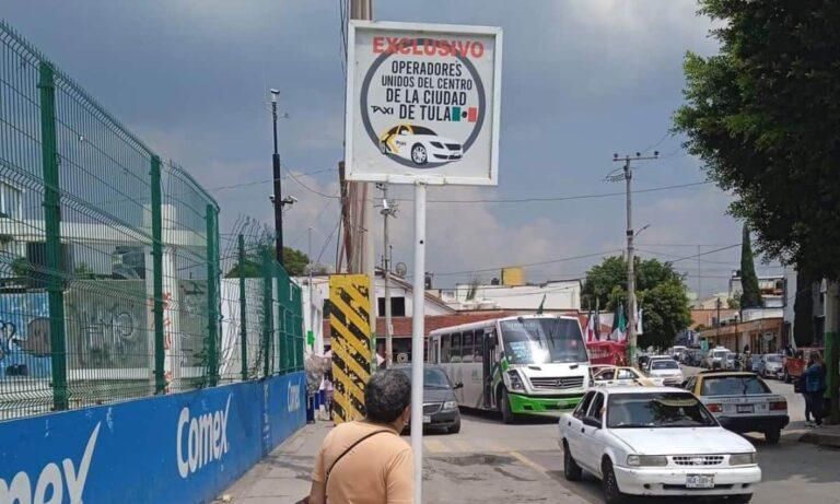 Imagen: Niega exregidor de Tula haber otorgado permiso a taxistas para base cerca del tianguis