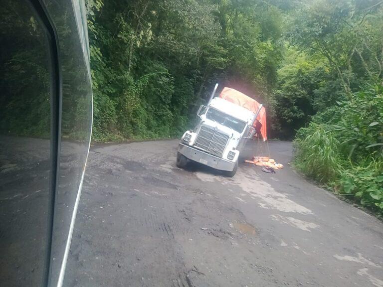 Imagen: Advierte PC de Tlanchinol sobre deterioro de carretera