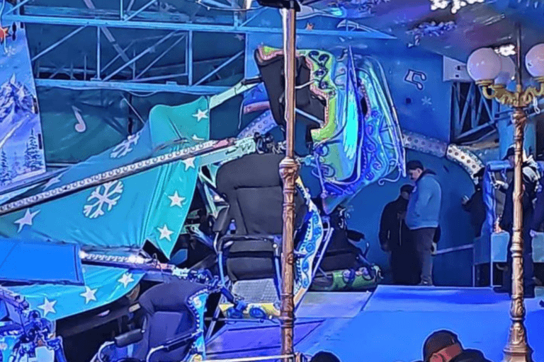 Imagen: Falla mecánica en juego de la Feria San Francisco Pachuca 2024: reportan personas lesionadas