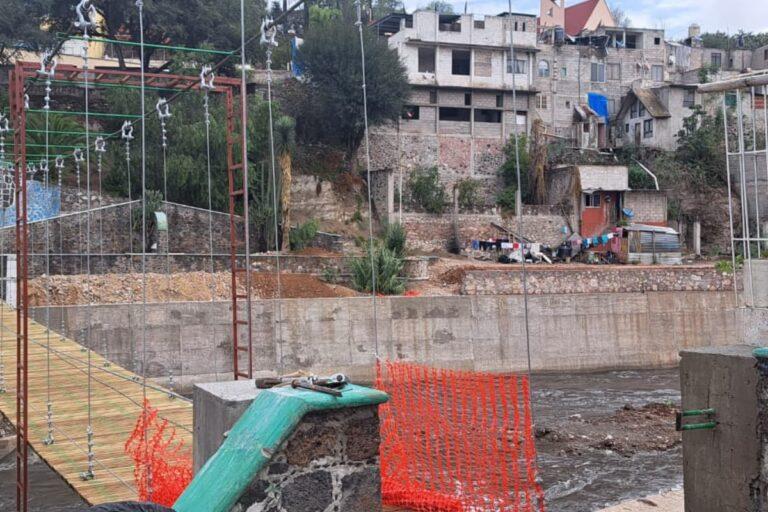 Imagen: En Tula, advierten demolición de nuevo puente colgante por este motivo