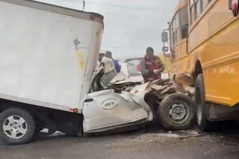 Imagen: Accidente en carretera Tula-Jorobas deja lesionados; te decimos cuántos