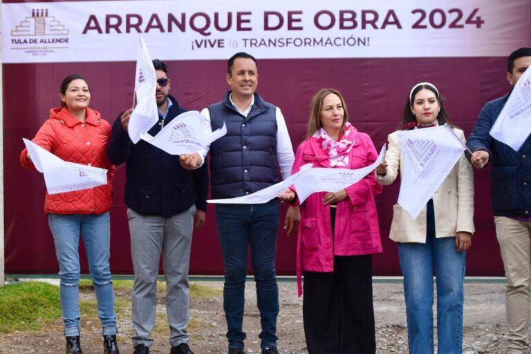 Imagen: Inician obras de pavimentación en Tula