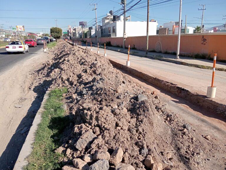 Imagen: Por obras, se satura el bulevar Santa Catarina, en Pachuca