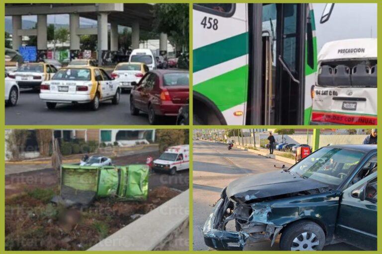 Imagen: Supervía Colosio en Pachuca: 16 vehículos involucrados en accidentes en seis meses