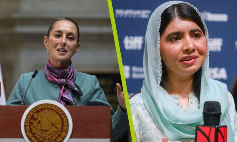 Imagen: Claudia Sheinbaum se reunió con Malala Yousafzai en México; ¿de qué temas hablaron?