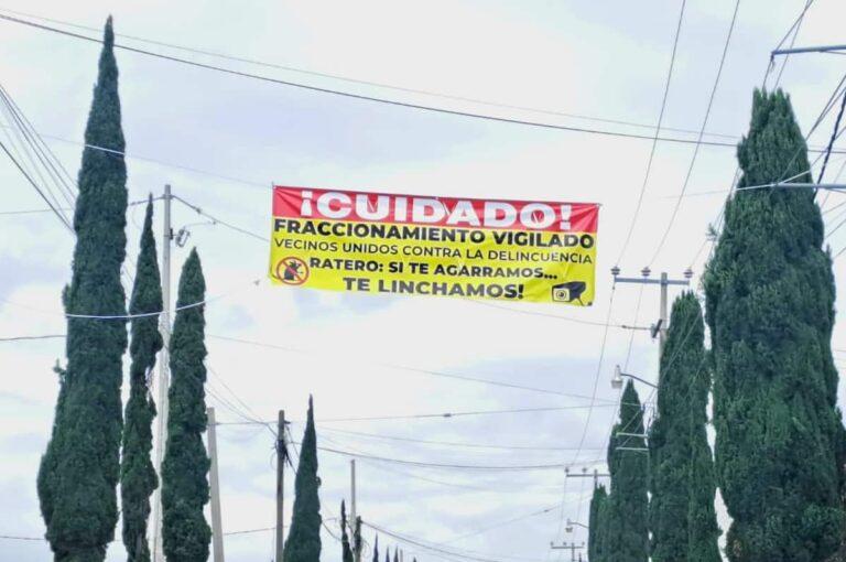 Imagen: Ante inseguridad, vecinos de Tula han recurrido a varios métodos; esto fue lo que hicieron