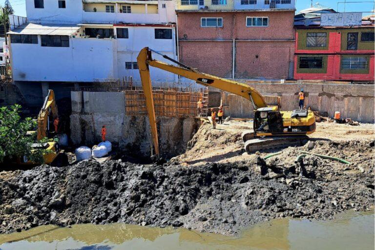 Imagen: Bajan nivel del río Tula en puente Zaragoza para prevenir nuevos desbordamientos