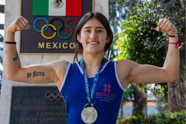 Imagen: Zeltzin Hernández, la promesa de la lucha libre mexicana, fija su mirada en Los Ángeles 2028 tras un 2024 lleno de logros