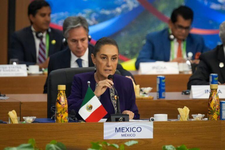 Imagen: “Dejemos de sembrar guerras”: Claudia Sheinbaum propone al G20 destinar 1% del gasto militar a reforestación