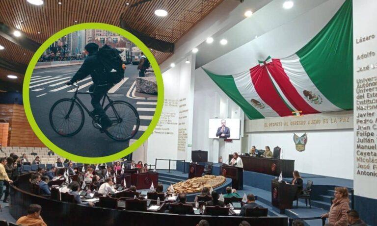 Imagen: En el Congreso de Hidalgo buscan proteger a los ciclistas; diputado lanza propuesta