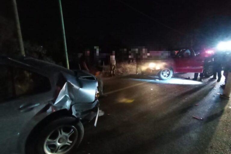 Imagen: Tres personas heridas tras choque en carretera Tula-Jorobas