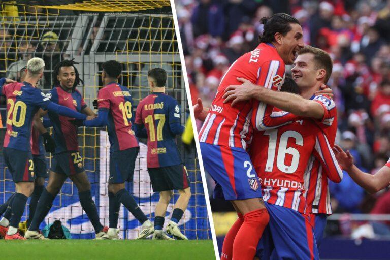 Imagen: El Barcelona y el Atlético se juegan el liderato, mientras el Real Madrid recibe al Sevilla con la Intercontinental en su haber