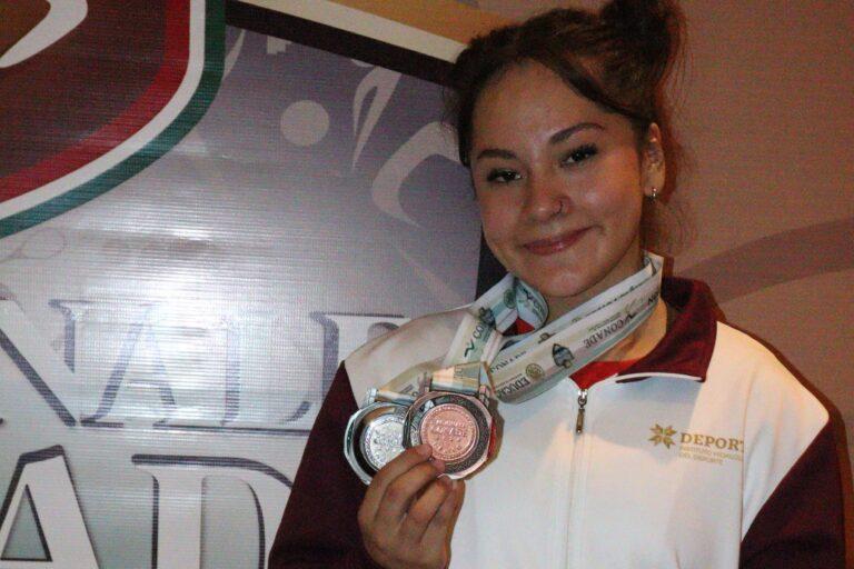 Imagen: Danna Cortés: La pesista hidalguense que brilla con medallas y metas claras para 2025