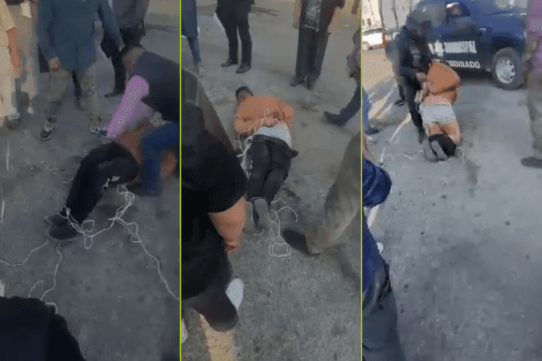 Imagen: Colonia Doctores en Pachuca: Retienen y golpean a un hombre acusado de agredir a una mujer