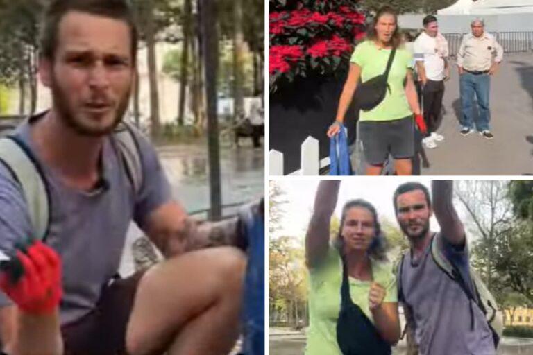 Imagen: VIDEO: Pareja checa exhibe problema de basura Cdmx y llama a cuidar el país