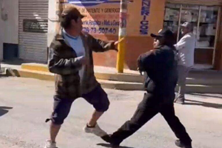 Imagen: VIDEO: Hombre ataca a puñetazos a policía municipal de Atotonilco