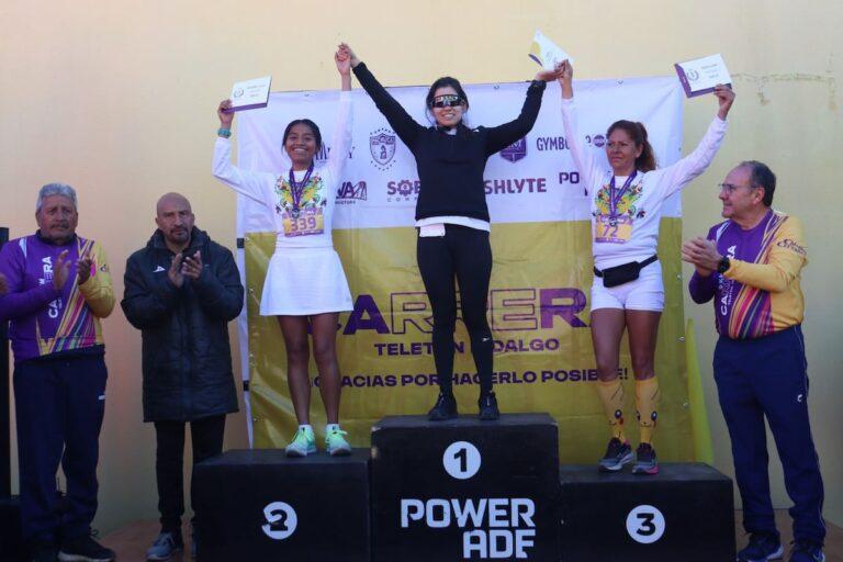 Imagen: Carrera Teletón 2024: Conquistan Gustavo y Mónica el podio, tras 5 kilómetros de recorrido
