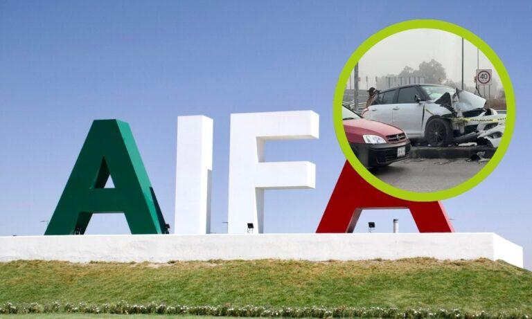 Imagen: México-Pachuca: Choque vehicular genera caos vial cerca del AIFA; esto fue lo que pasó