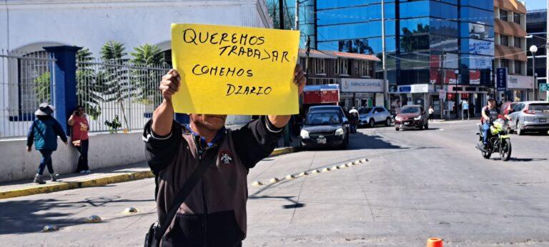 Imagen: Comerciantes de Tula mantendrán bloqueo vial