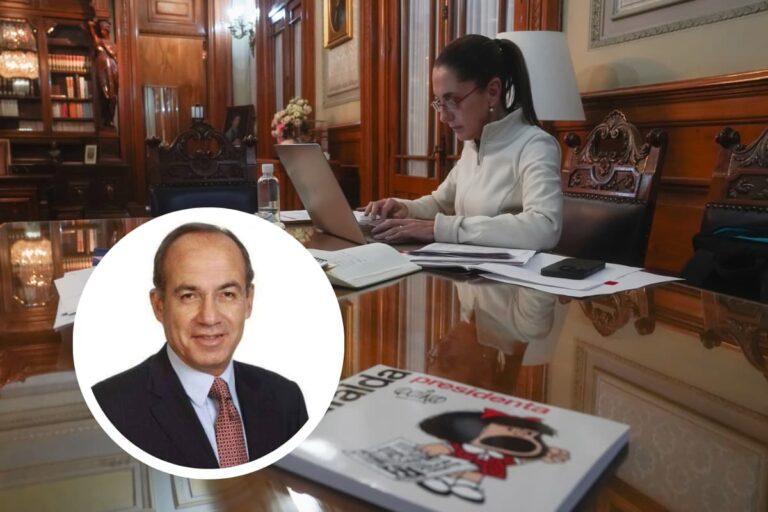 Imagen: Mañanera: Claudia Sheinbaum arremete contra Felipe Calderón y su legado violento