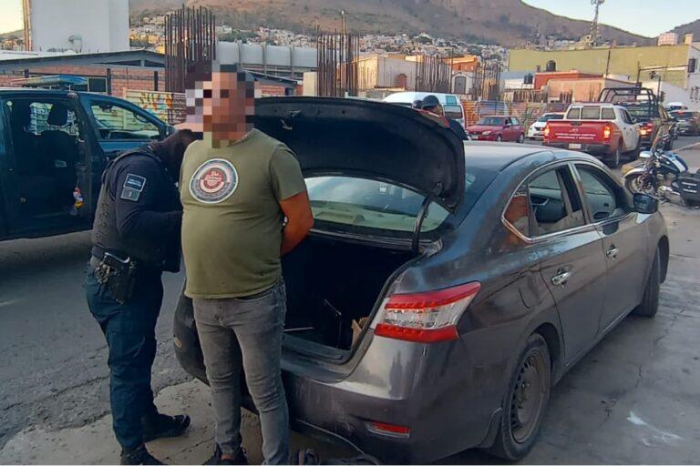 Imagen: Detenidos en Pachuca fueron sorprendidos con drogas y autoestéreos robados