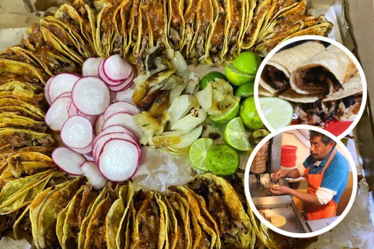 Imagen: Roscón de Reyes con sabor único en Pachuca: tacos de pastor, suadero y chorizo