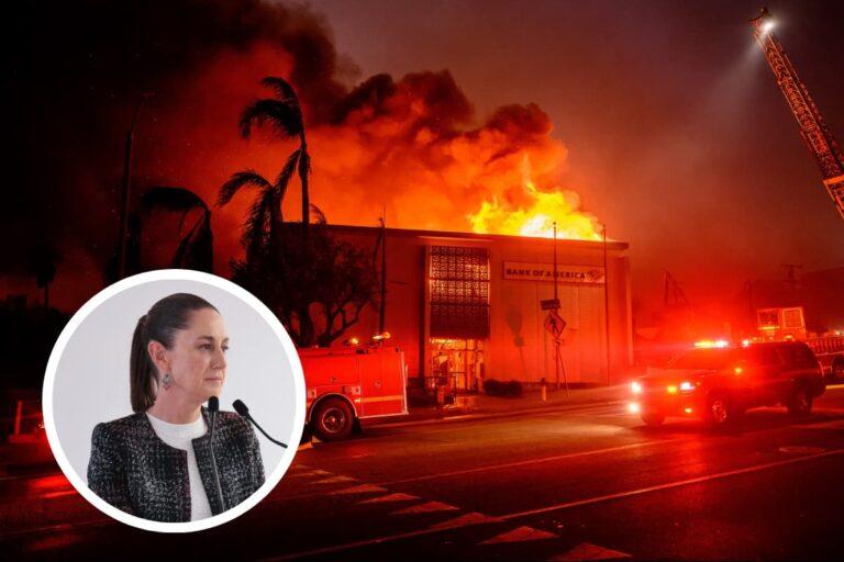 Imagen: California enfrenta devastadores incendios; Sheinbaum ofrece apoyo desde México