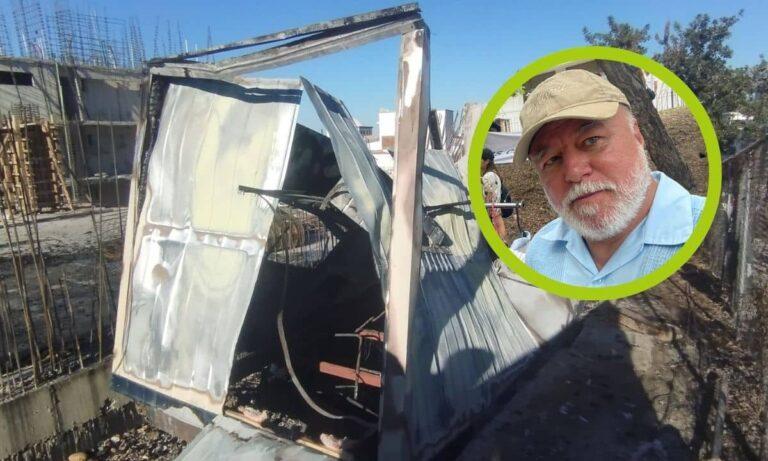Imagen: Ni Manuel Clouthier se salva de la inseguridad; provocan incendio en un predio de su propiedad