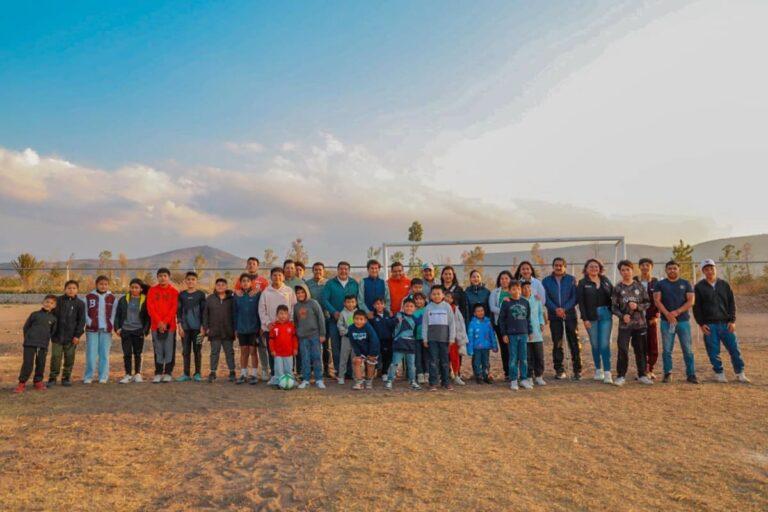 Imagen: Inauguran la Primera Escuela de Iniciación Deportiva en San Agustín Tlaxiaca