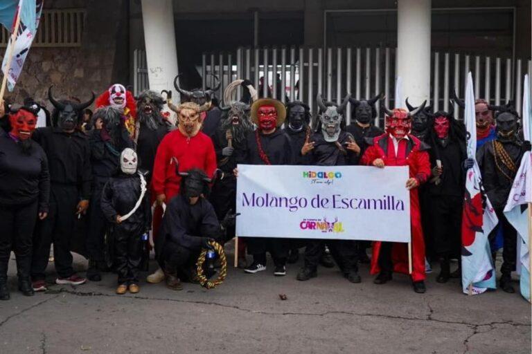 Imagen: Comparsa de Molango deslumbra con más de 50 “mecos” en el Carnaval de Pachuca