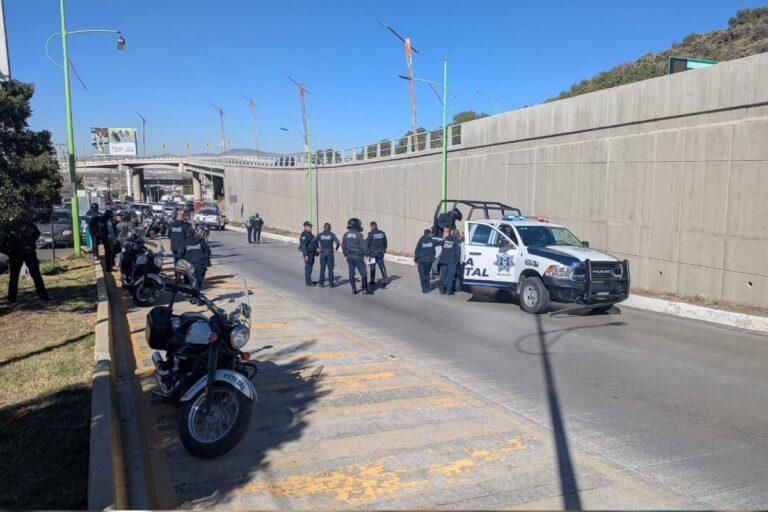 Imagen: Accidente en el bulevar Colosio en Mineral de la Reforma: motociclista fue impactado por patrulla