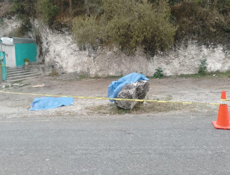 Imagen: En Jacala, abandonan cadáver con cartulina amenazante en camino rural