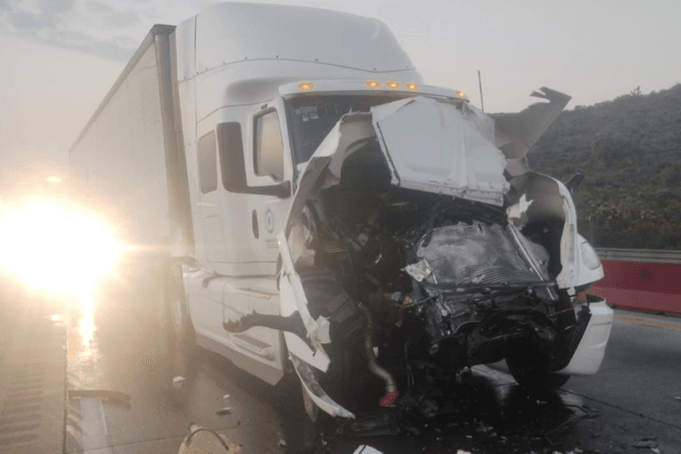 Imagen: Arco Norte: Tráfico lento tras percance en tramo Pachuca-Ajoloapan