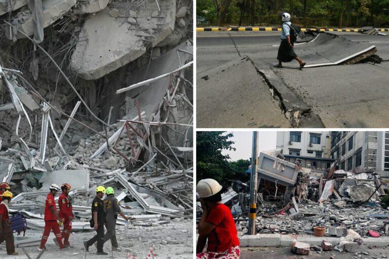 Imagen: Hubo terremoto en Myanmar y Tailandia: Se sacude el Sudeste Asiático con un sismo de magnitud 7.7