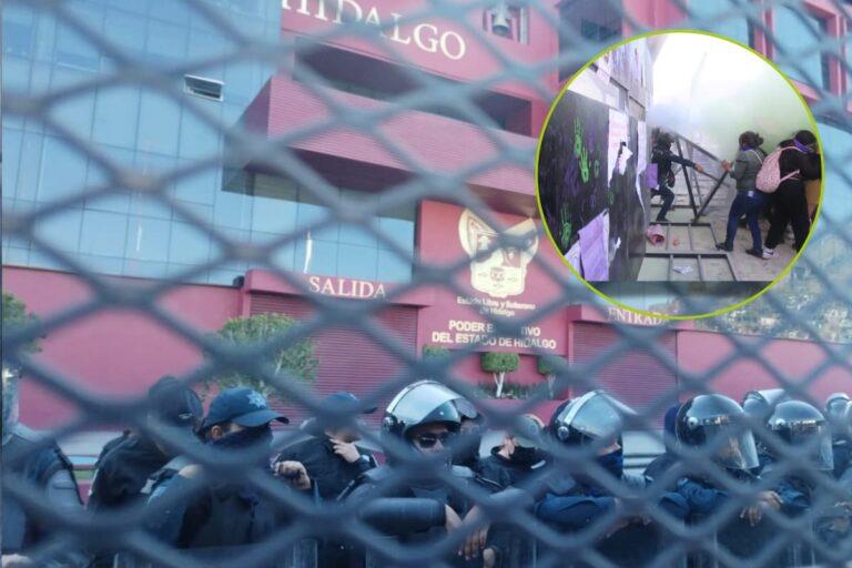 Imagen: Seiinac sobre la represión en la marcha del 8M en Pachuca: piden reorganización y denuncia pública