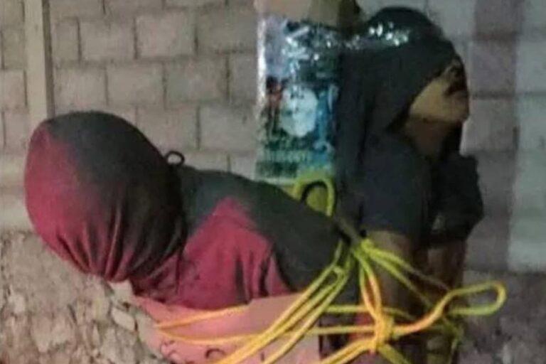 Imagen: Tlaxcoapan: Vecinos amarran y golpean a presuntos ladrones en plena madrugada