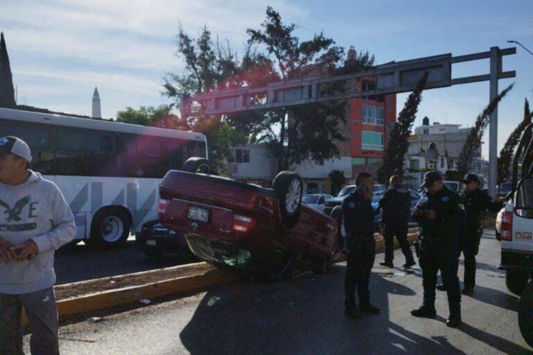 Imagen: Cinco personas lesionadas en accidente vial en la carretera Pachuca-Actopan