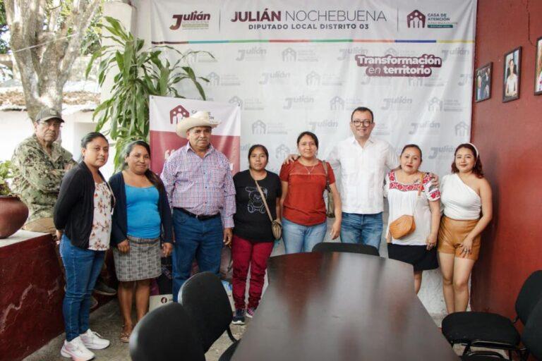 Imagen: Cercanía y compromiso contante destaca a diputado Julián Nochebuena