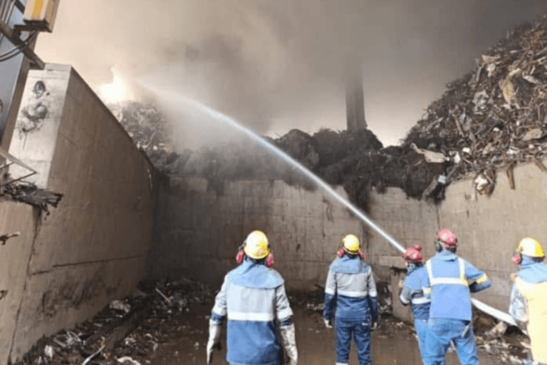 Imagen: ¿Qué causó el incendio en Gerdau Corsa de Ciudad Sahagún, Hidalgo?