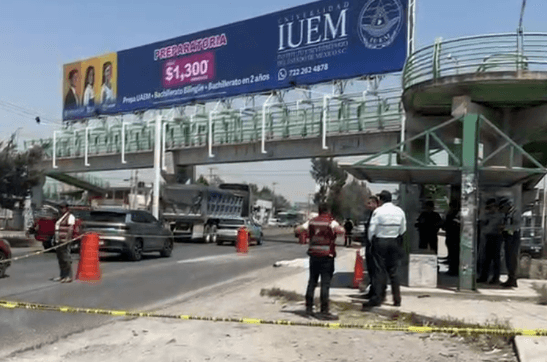 Imagen: Estado de México: muere arrollado junto a puente peatonal en Metepec