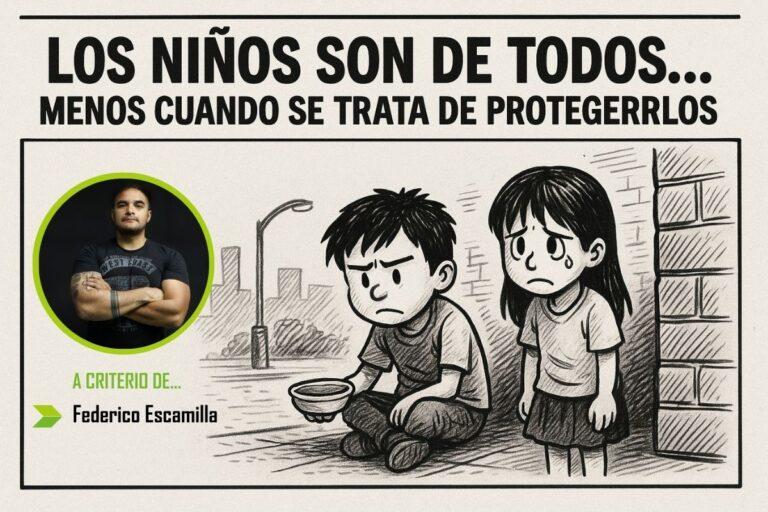 Imagen: Los niños son de todos… menos cuando se trata de protegerlos