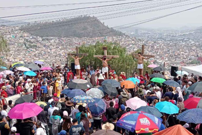 Imagen: Tradición, fe y unidad, el viacrucis 56 del Barrio Mágico El Arbolito, en Pachuca