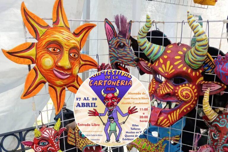 Imagen: Todo sobre el Festival de Cartonería 2025 en Cdmx: desfile de diablitos y quema de Judas
