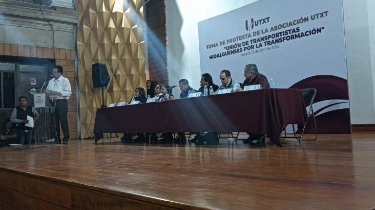 Imagen: Nace la UTXT: transportistas de Hidalgo se unen por un mejor servicio