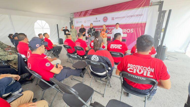 Imagen: Pemex le dio capacitación a instancias de Protección Civil municipales, en Tepeji del Río